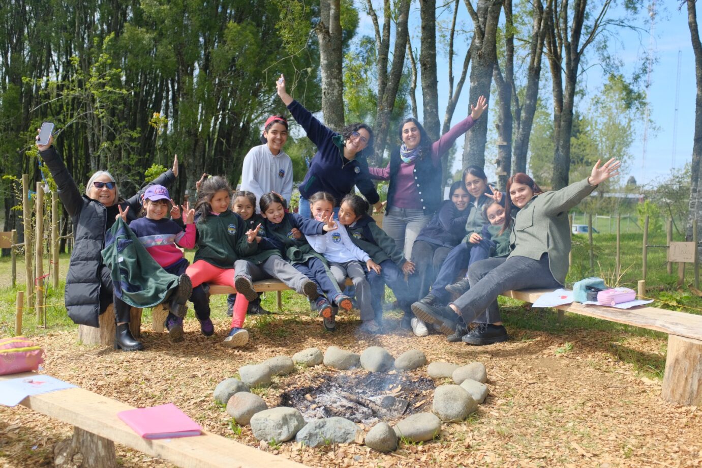 Equipo Transforma visita Jardín Nativo de Aprendizaje de Fundación99