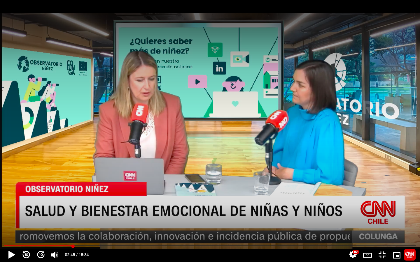 Conversar sobre el Bienestar en la Niñez: CNN Chile publica ciclo de videopodcast que ahondan en su diagnóstico y desafíos