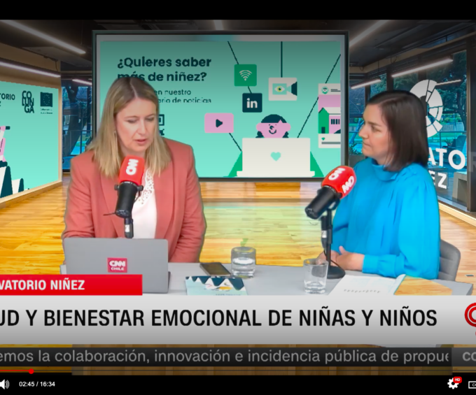 Conversar sobre el Bienestar en la Niñez: CNN Chile publica ciclo de videopodcast que ahondan en su diagnóstico y desafíos